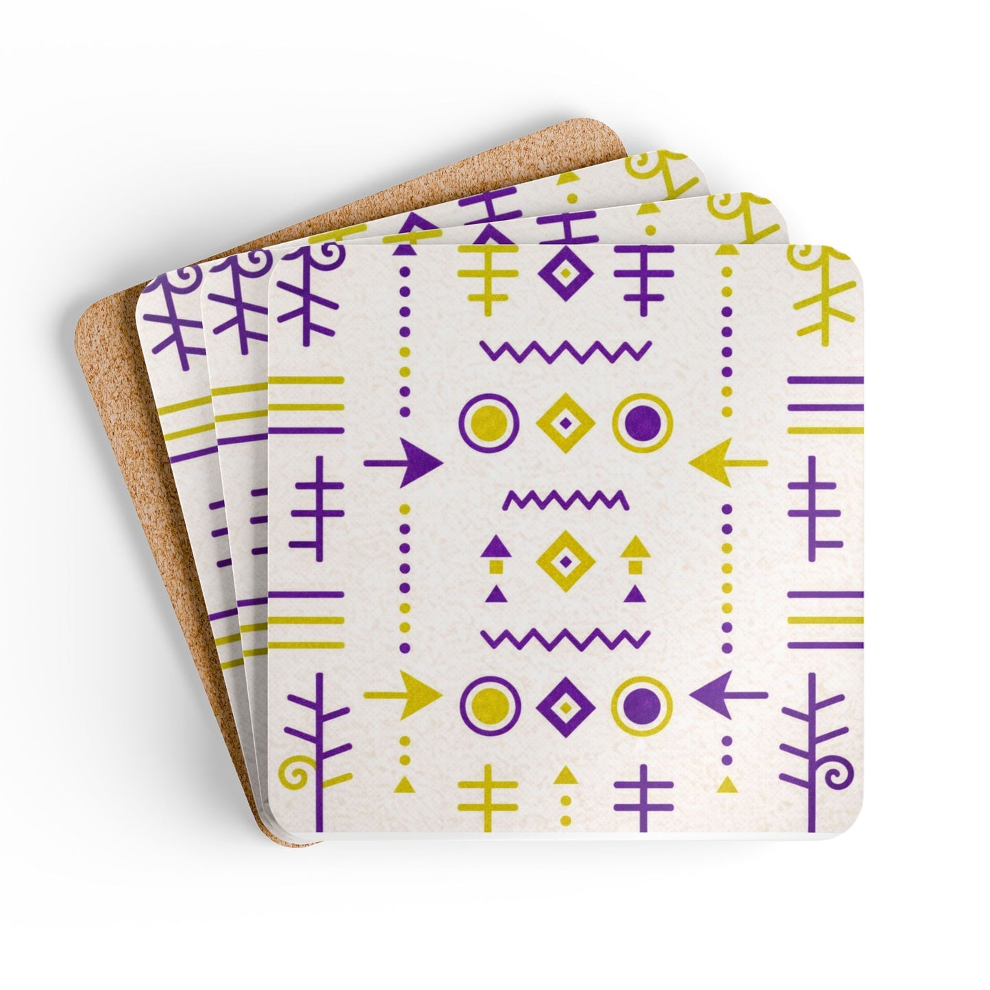 Coaster Set — Afro Aurum