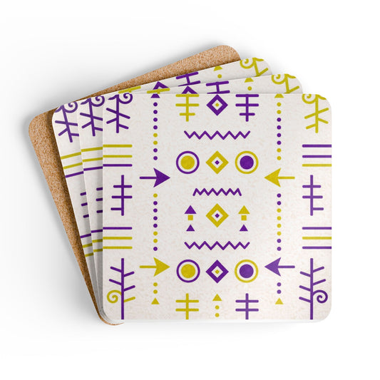 Coaster Set — Afro Aurum