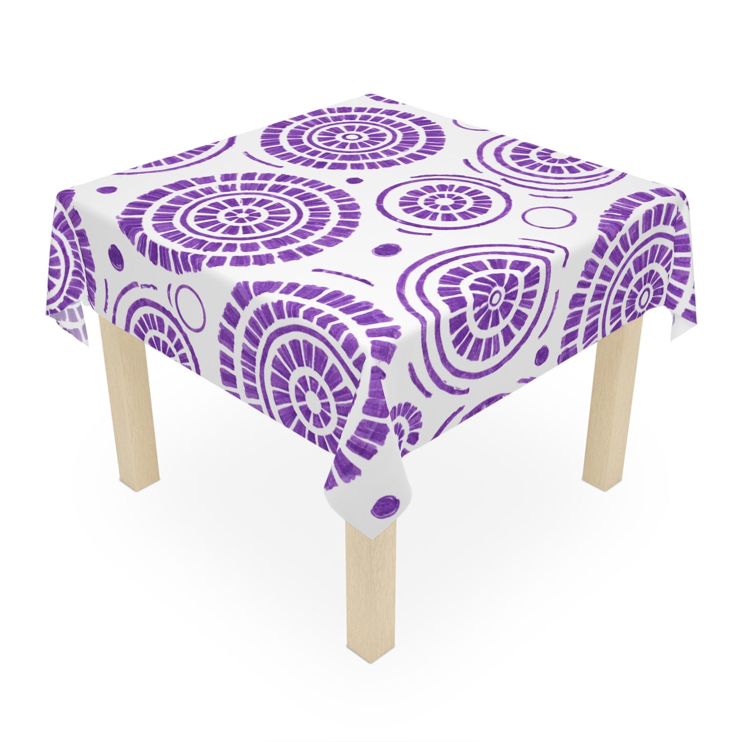 Tablecloth — Circle Purple