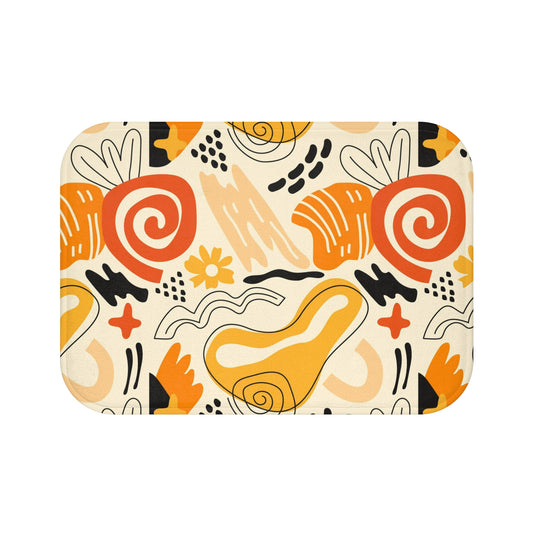 Bath Mat — Abstract Afrikan Motifs