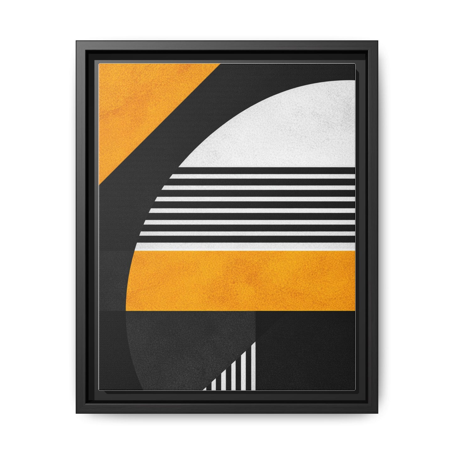 Framed Canvas Print — Afro Modern Geometric No. 3