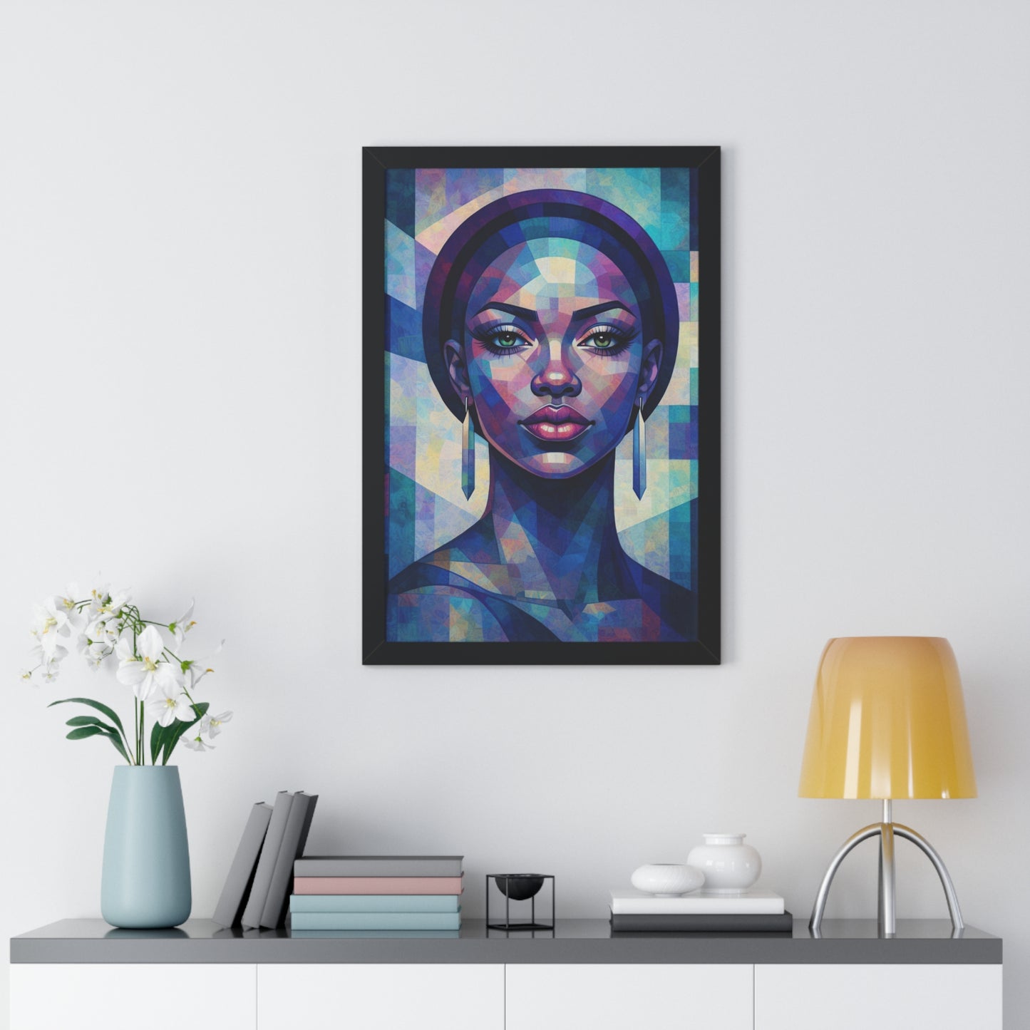 Framed Print — Blue Beauty No. 1