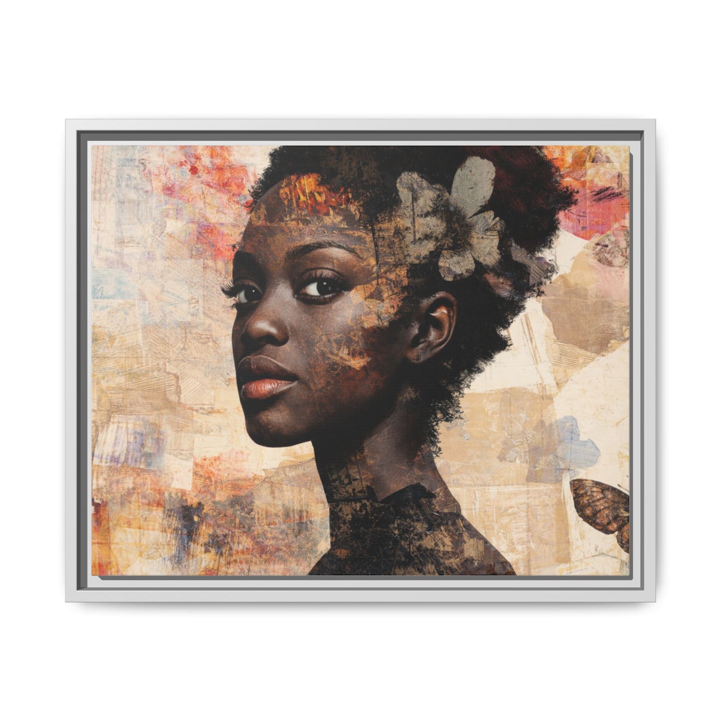 Framed Canvas Print — Àrẹwà (One Who Has Beauty) No. 2