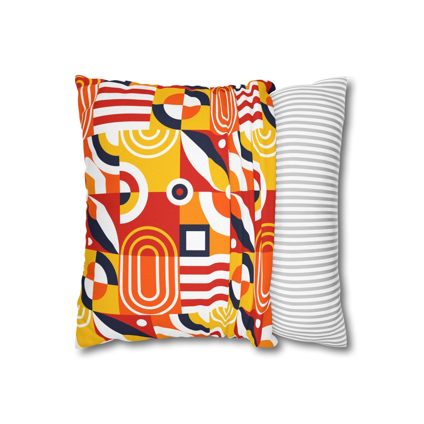 Spun Square Pillow — Abstract Accent I
