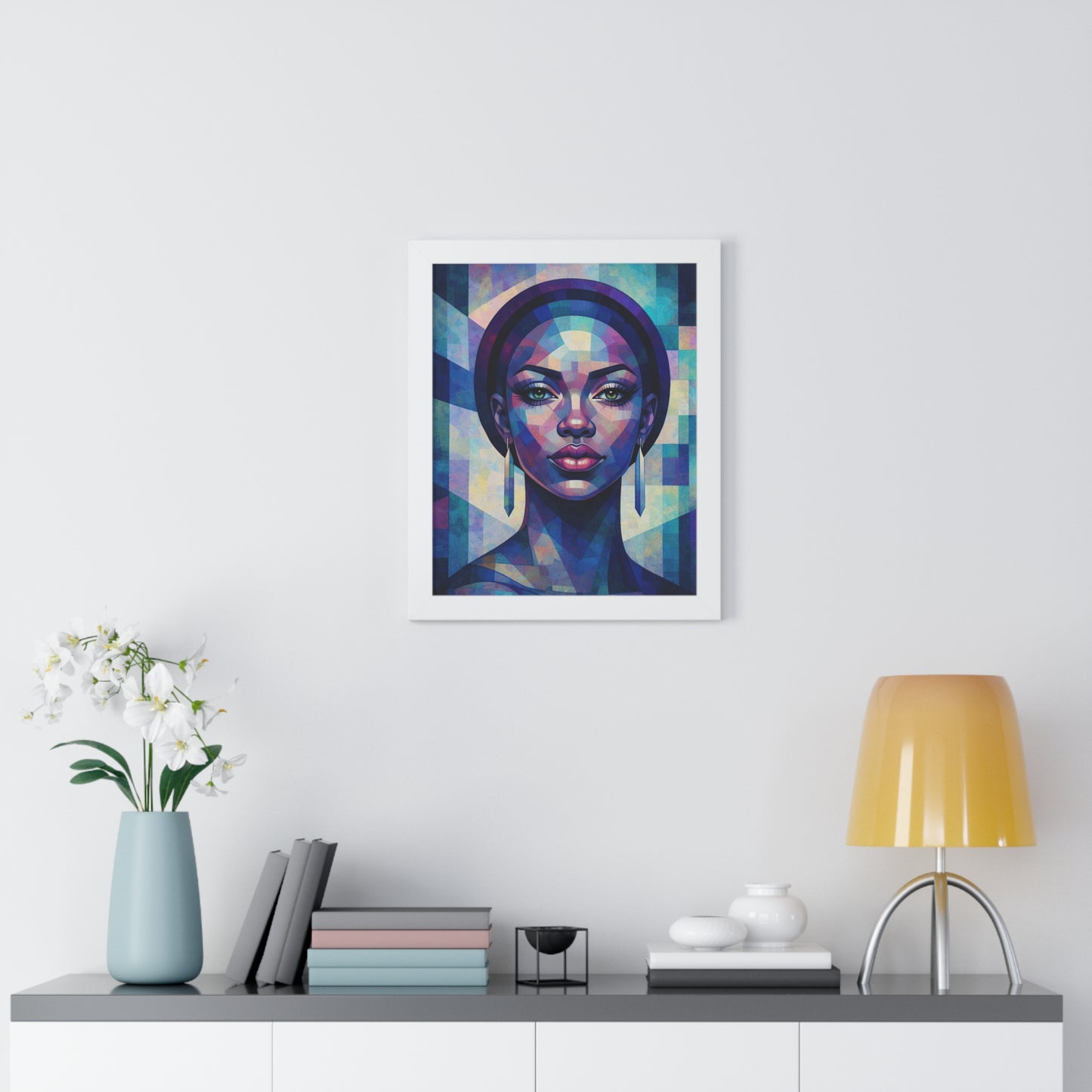 Framed Print — Blue Beauty No. 1