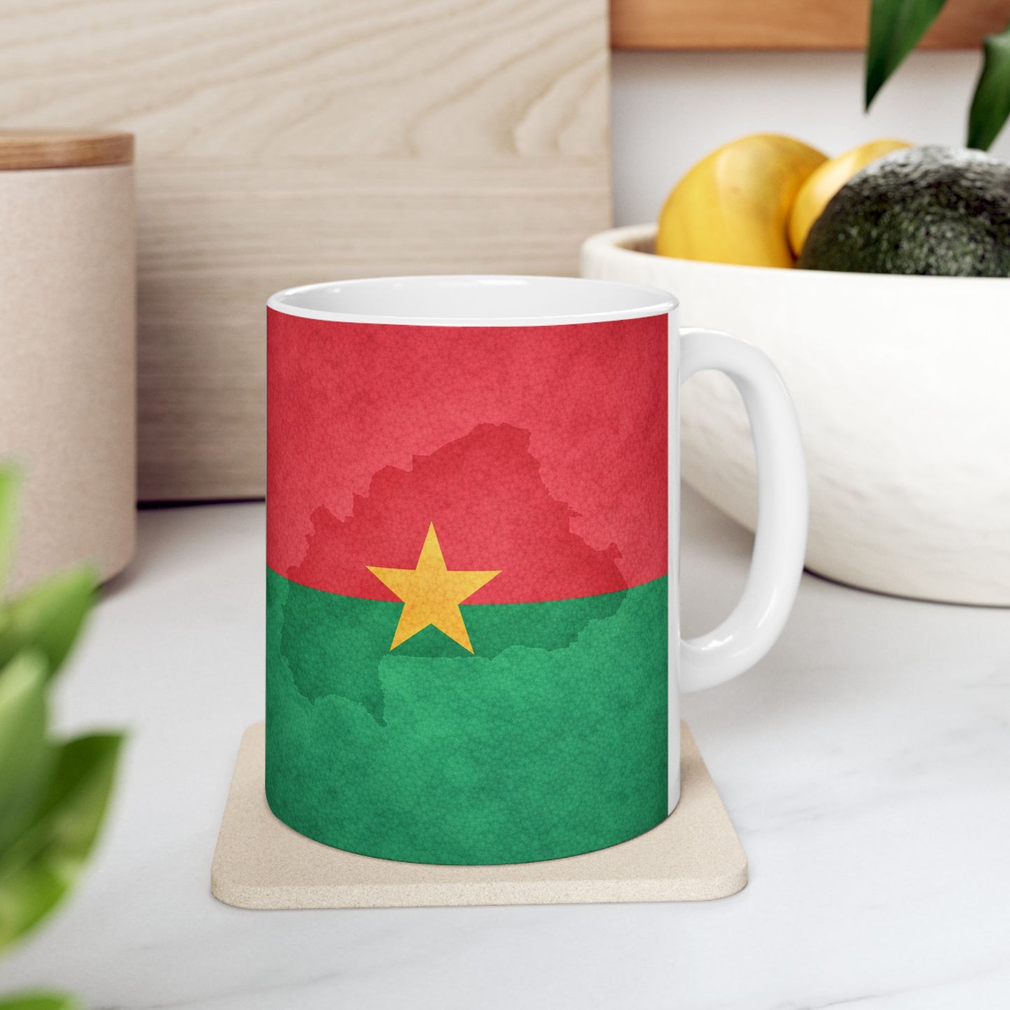 Ceramic Mug — Country Pride Burkina Faso