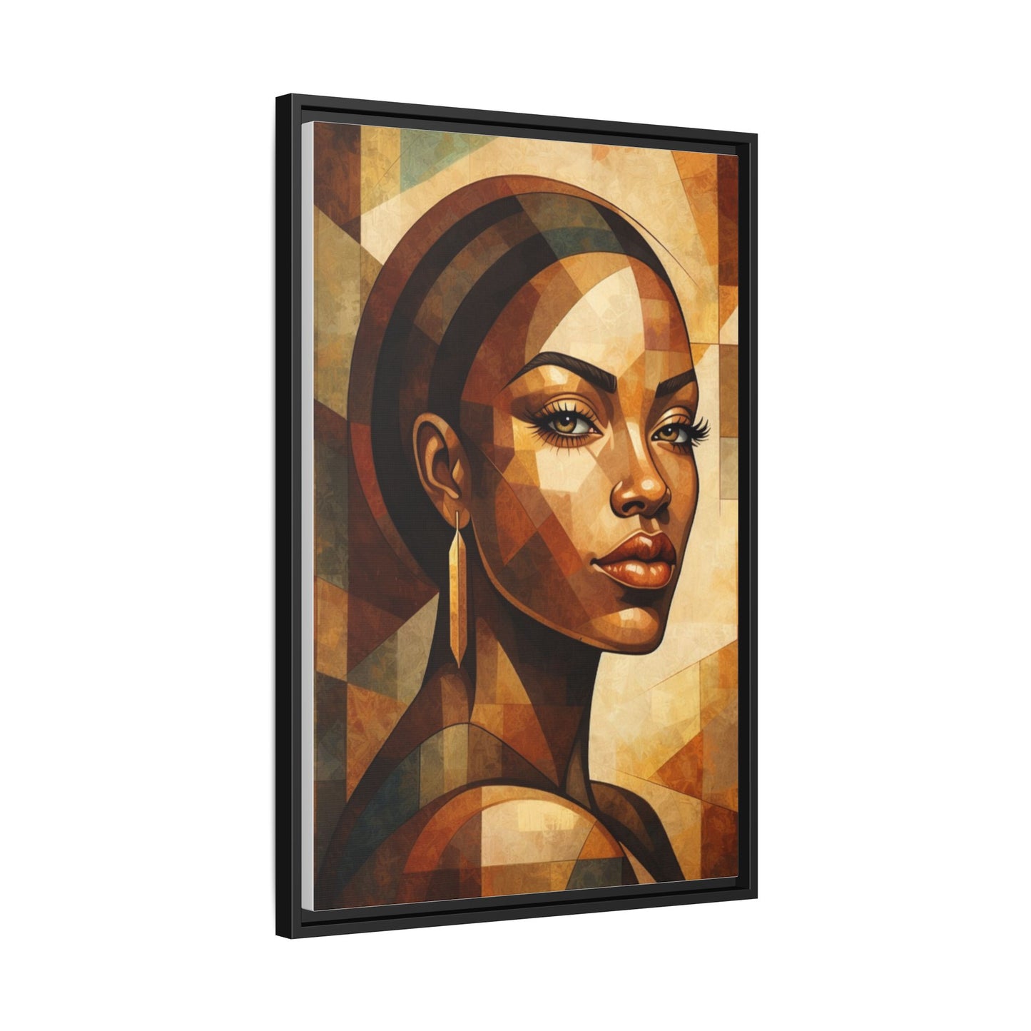 Framed Canvas Print — Brown Beauty No. 2