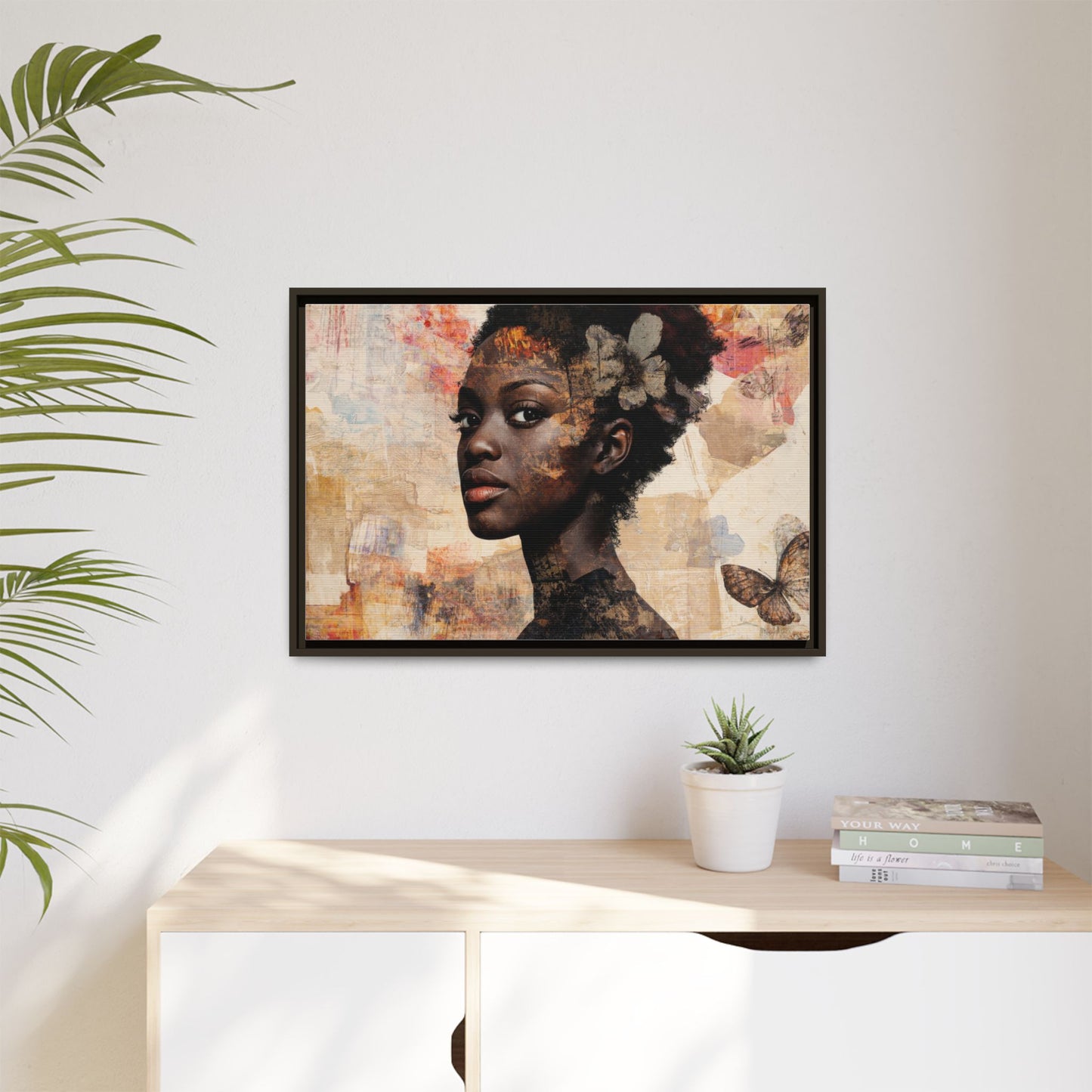 Framed Canvas Print — Àrẹwà (One Who Has Beauty) No. 2