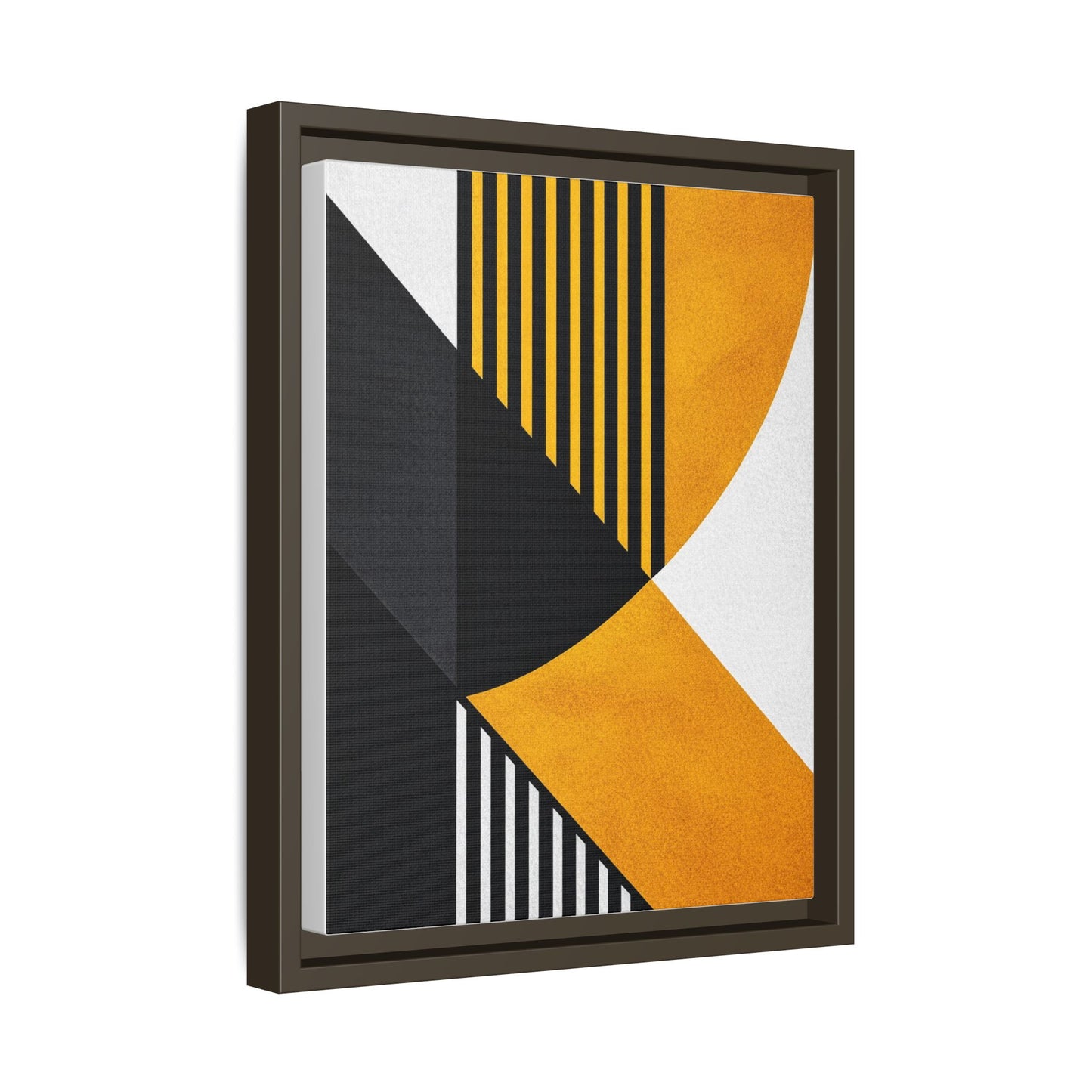 Framed Canvas Print — Afro Modern Geometric No. 2
