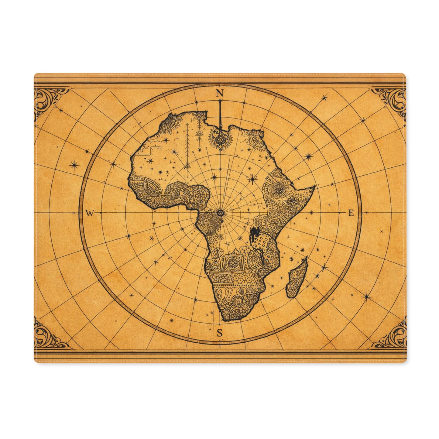 Table Mat — Cartography Afrika IV