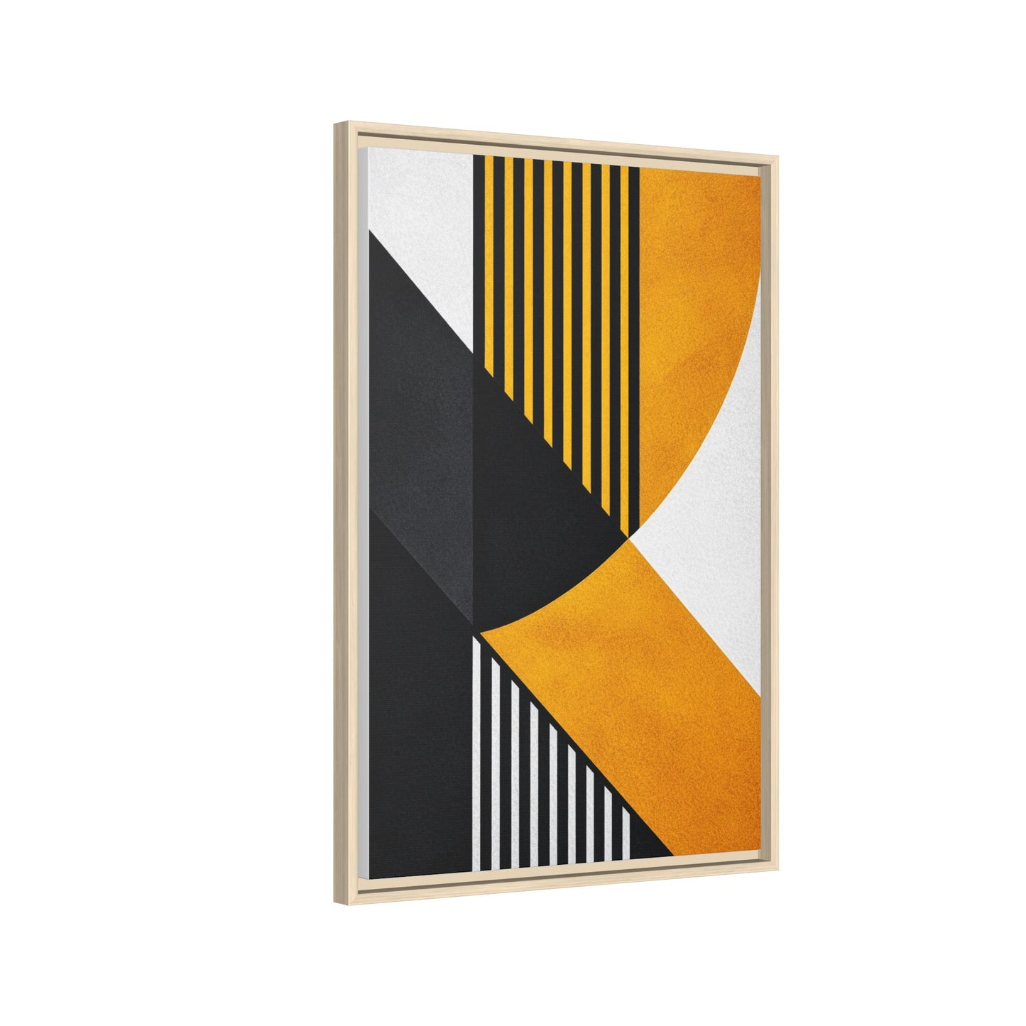 Framed Canvas Print — Afro Modern Geometric No. 2