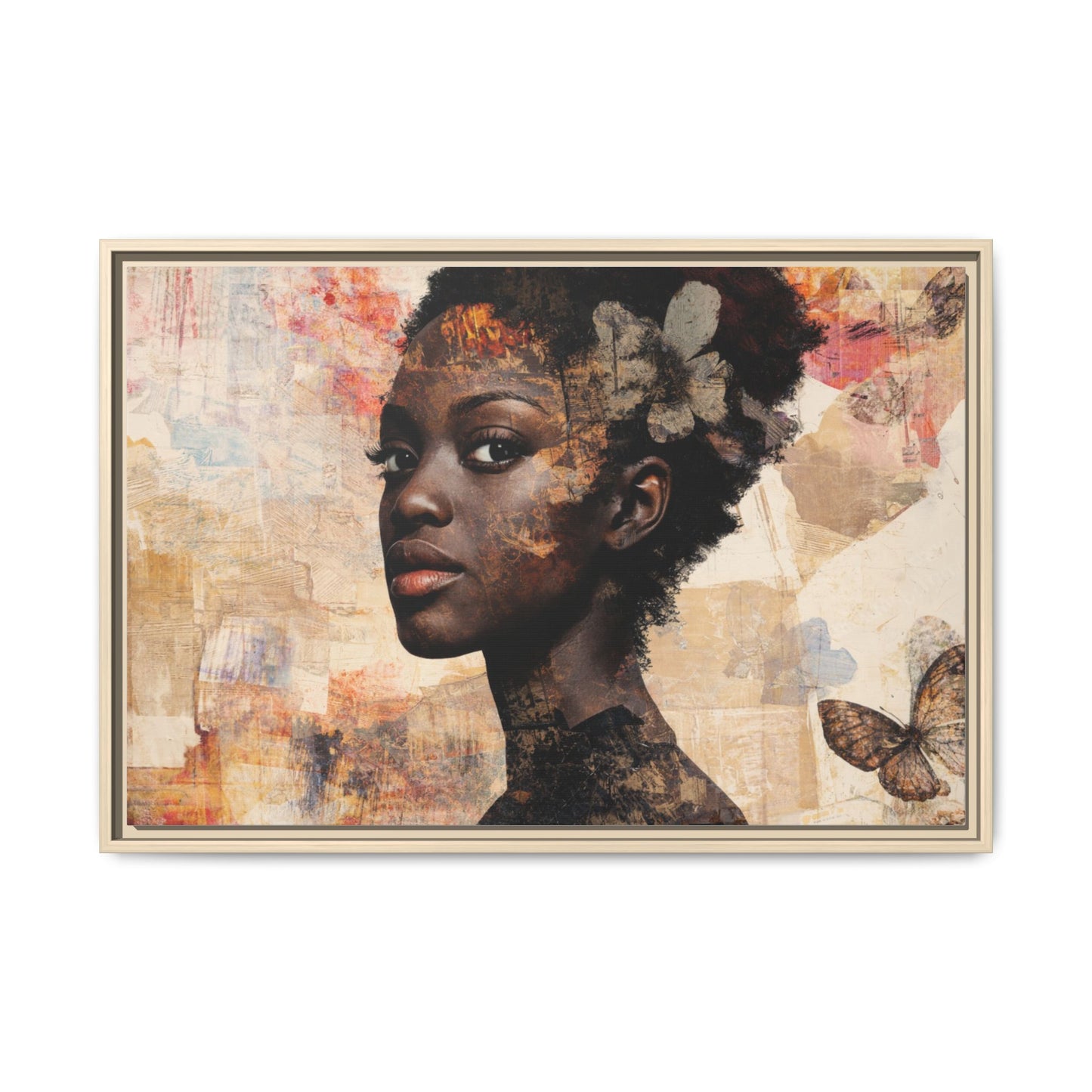 Framed Canvas Print — Àrẹwà (One Who Has Beauty) No. 2