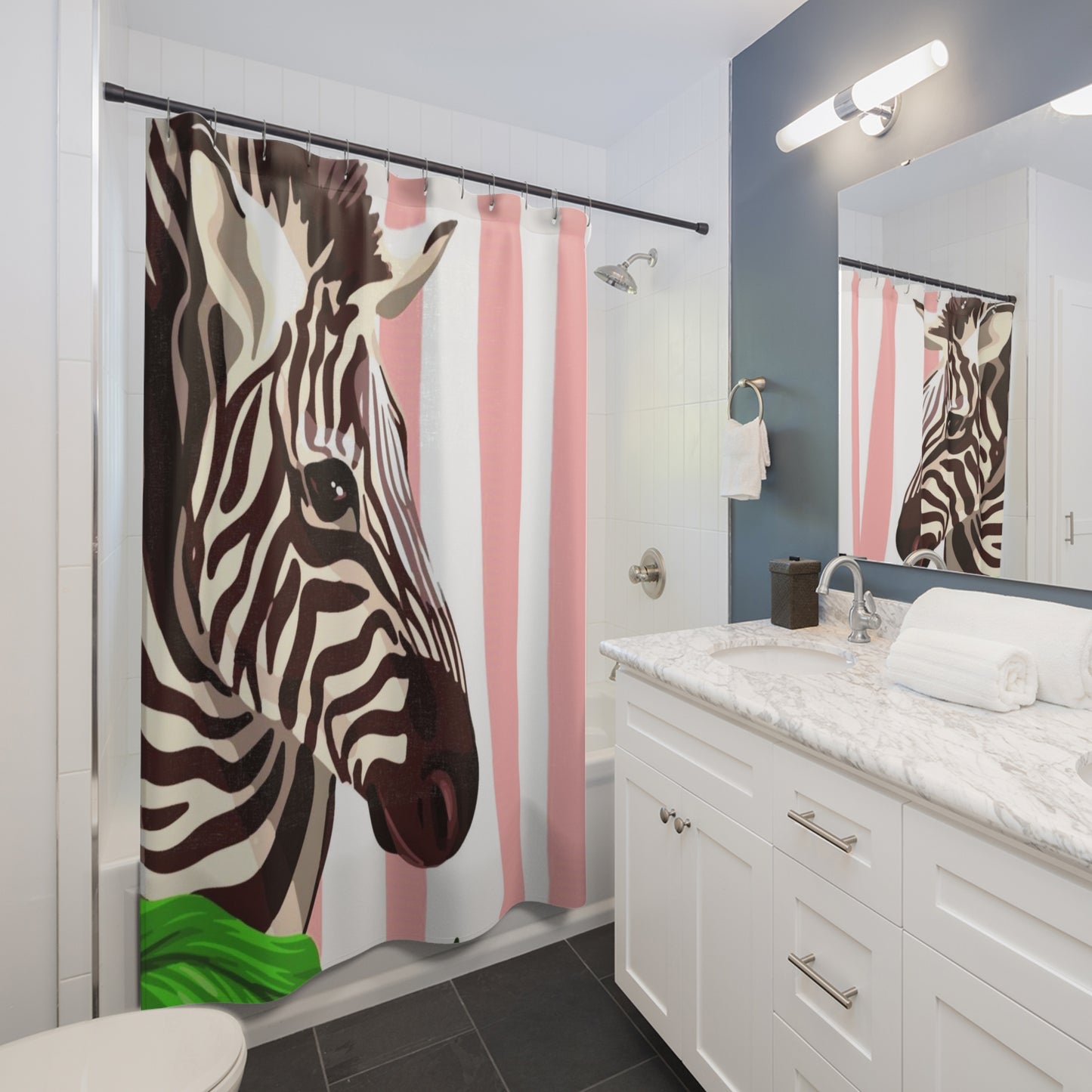 Shower Curtain — Zebra