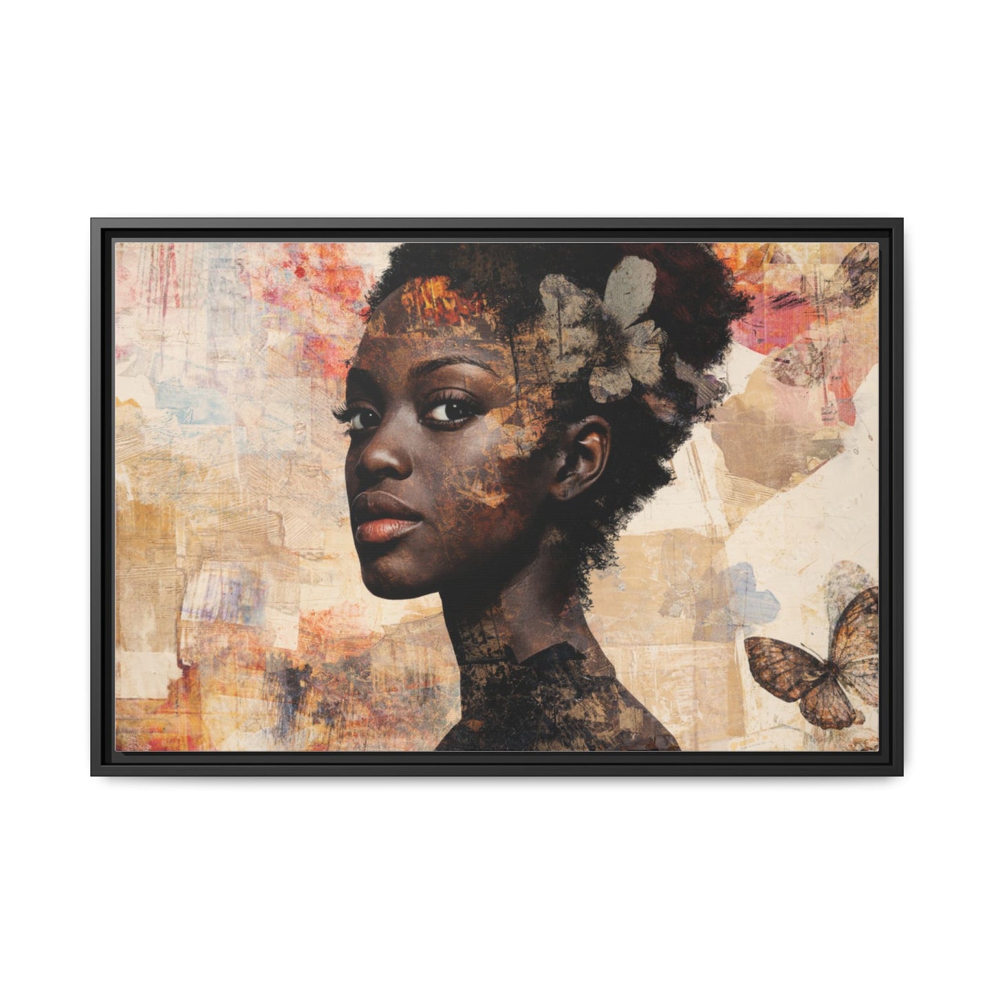 Framed Canvas Print — Àrẹwà (One Who Has Beauty) No. 2