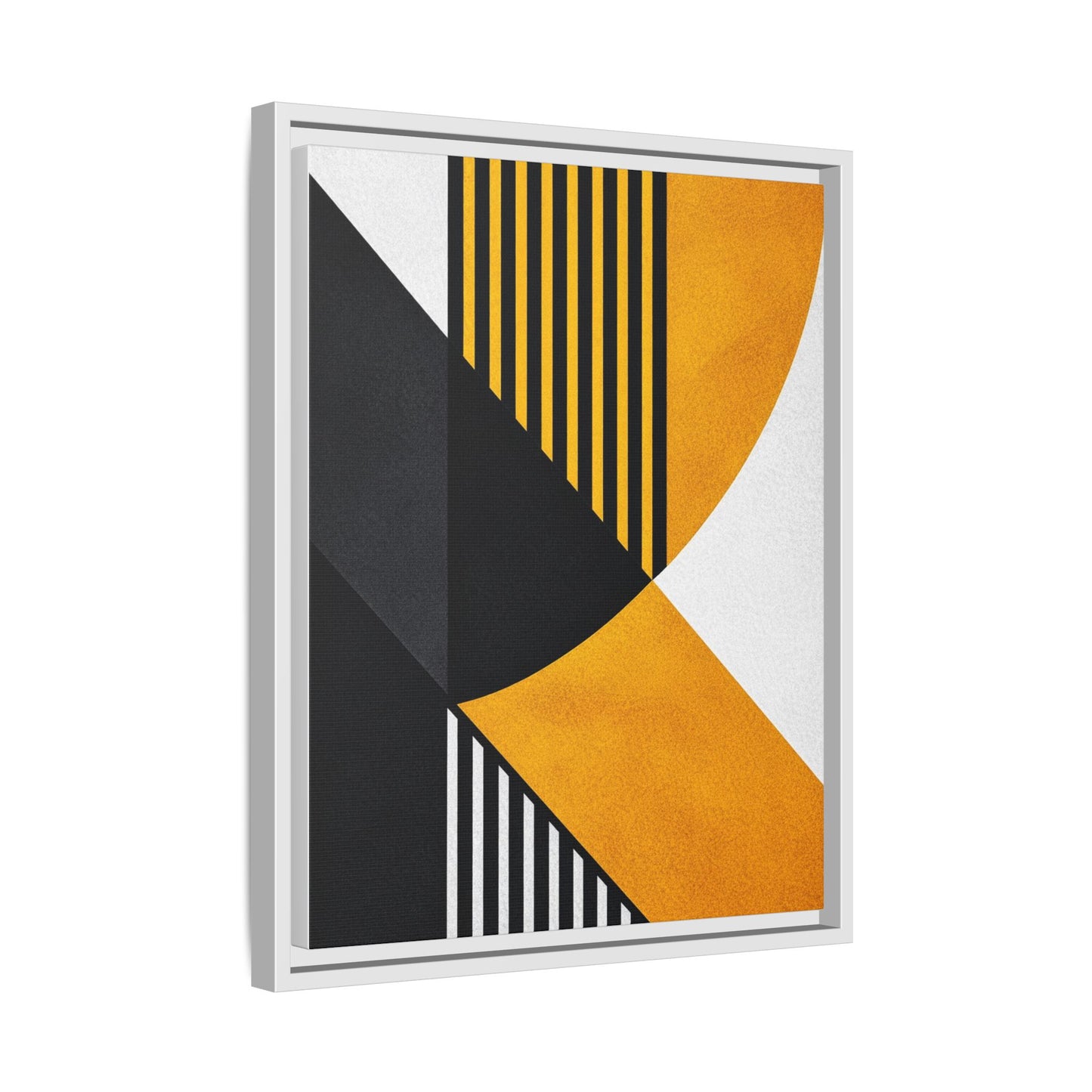 Framed Canvas Print — Afro Modern Geometric No. 2