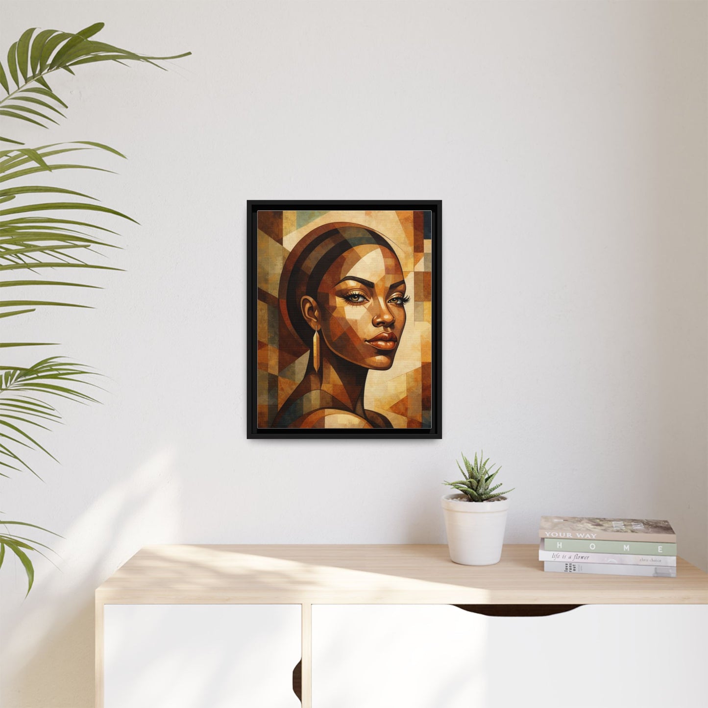 Framed Canvas Print — Brown Beauty No. 2