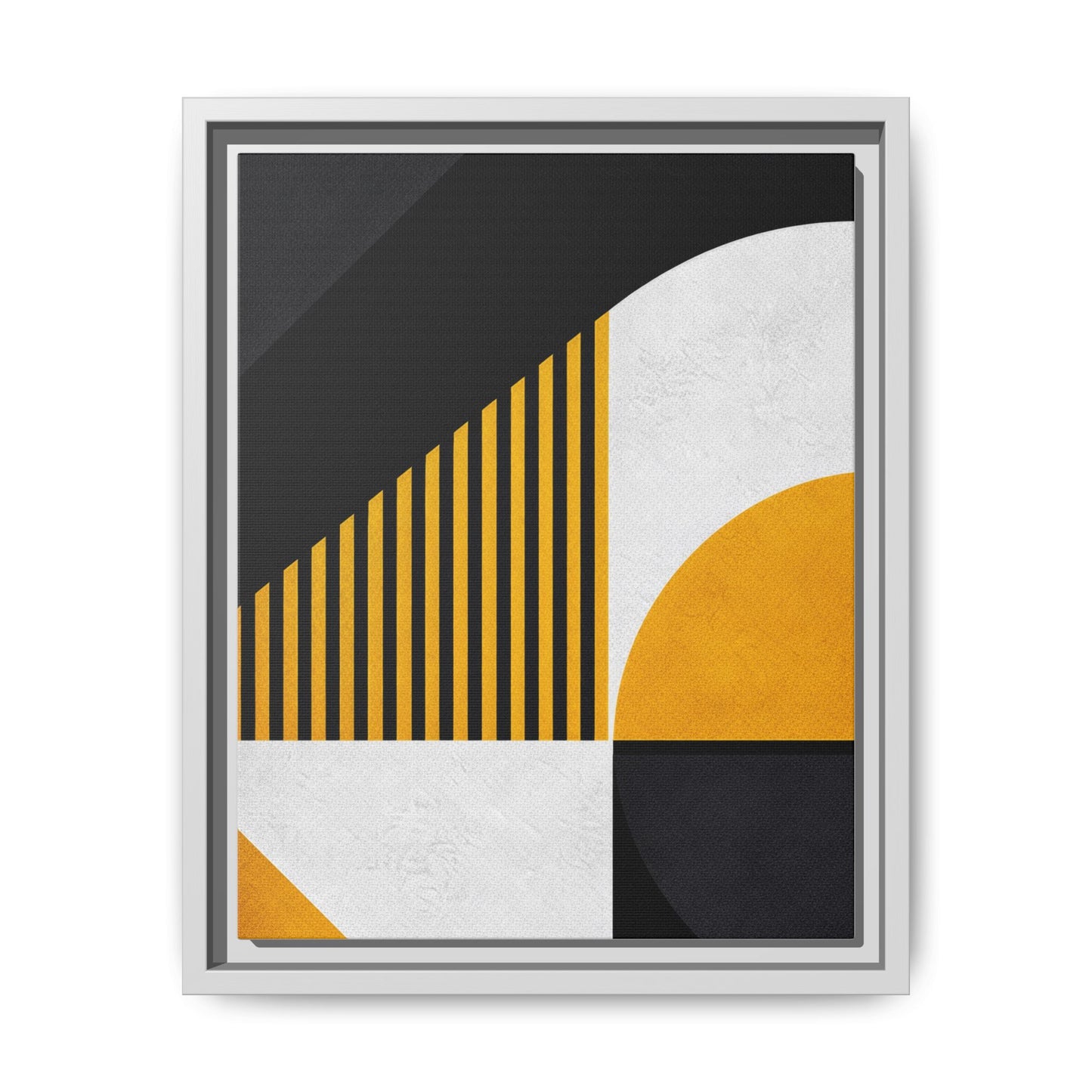 Framed Canvas Print — Afro Modern Geometric No. 4
