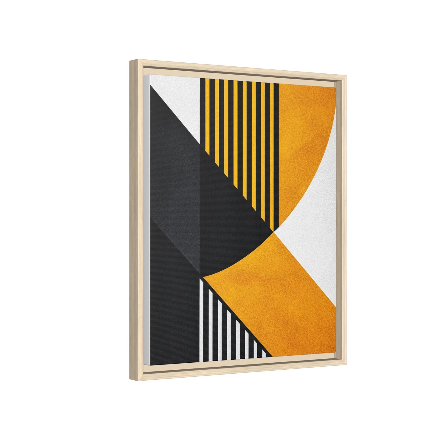 Framed Canvas Print — Afro Modern Geometric No. 2