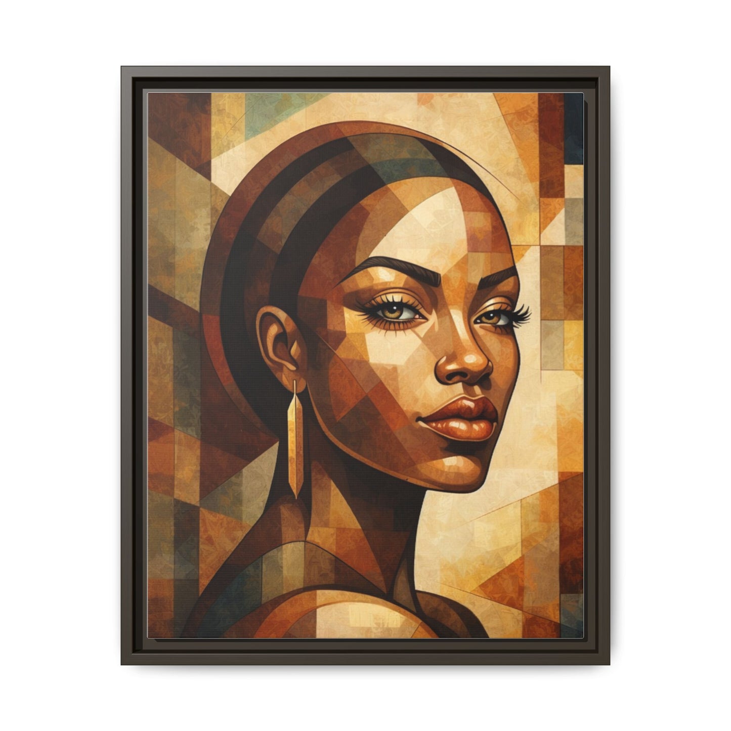 Framed Canvas Print — Brown Beauty No. 2