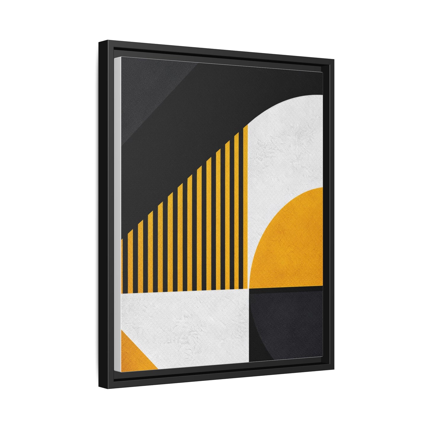 Framed Canvas Print — Afro Modern Geometric No. 4
