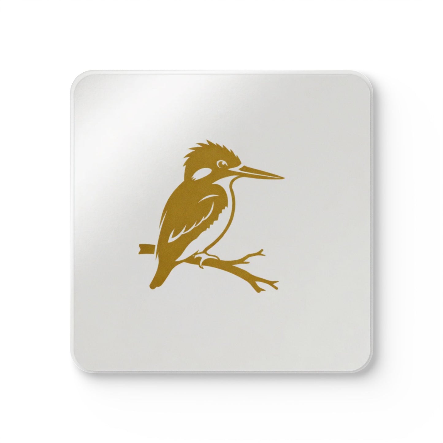 Coaster Set — Malachite Kingfisher