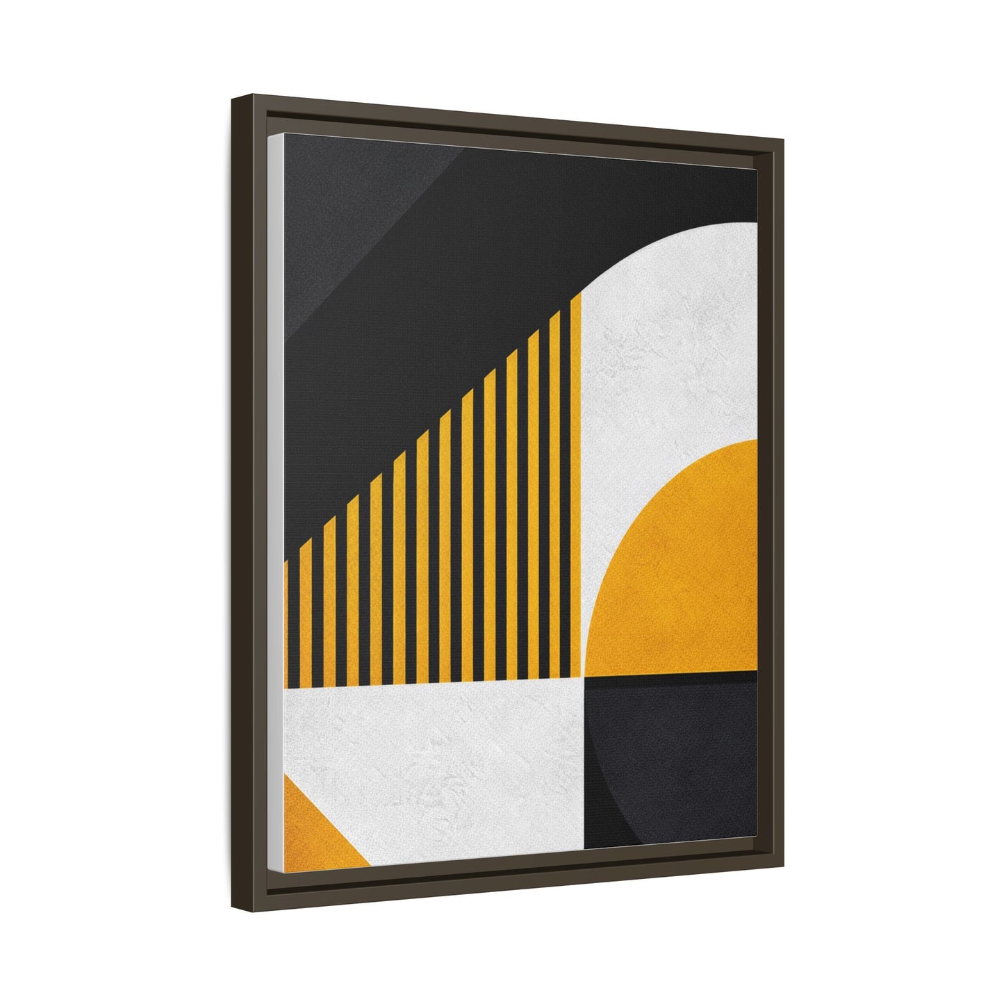 Framed Canvas Print — Afro Modern Geometric No. 4