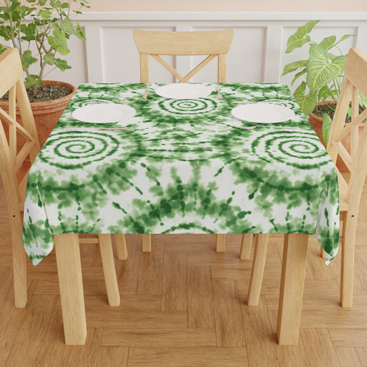 Tablecloth — Adire Green