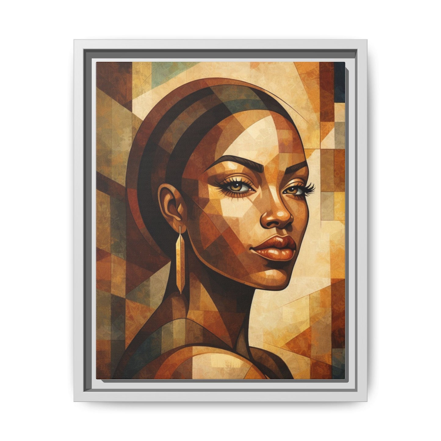Framed Canvas Print — Brown Beauty No. 2