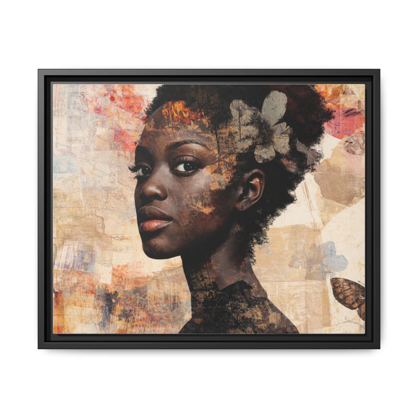 Framed Canvas Print — Àrẹwà (One Who Has Beauty) No. 2