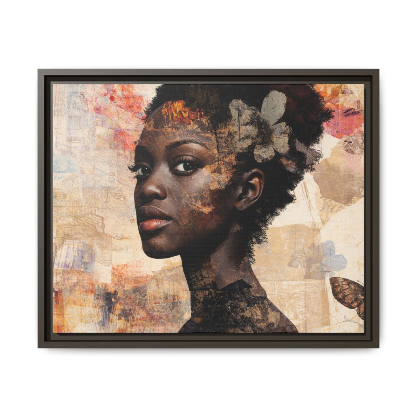 Framed Canvas Print — Àrẹwà (One Who Has Beauty) No. 2