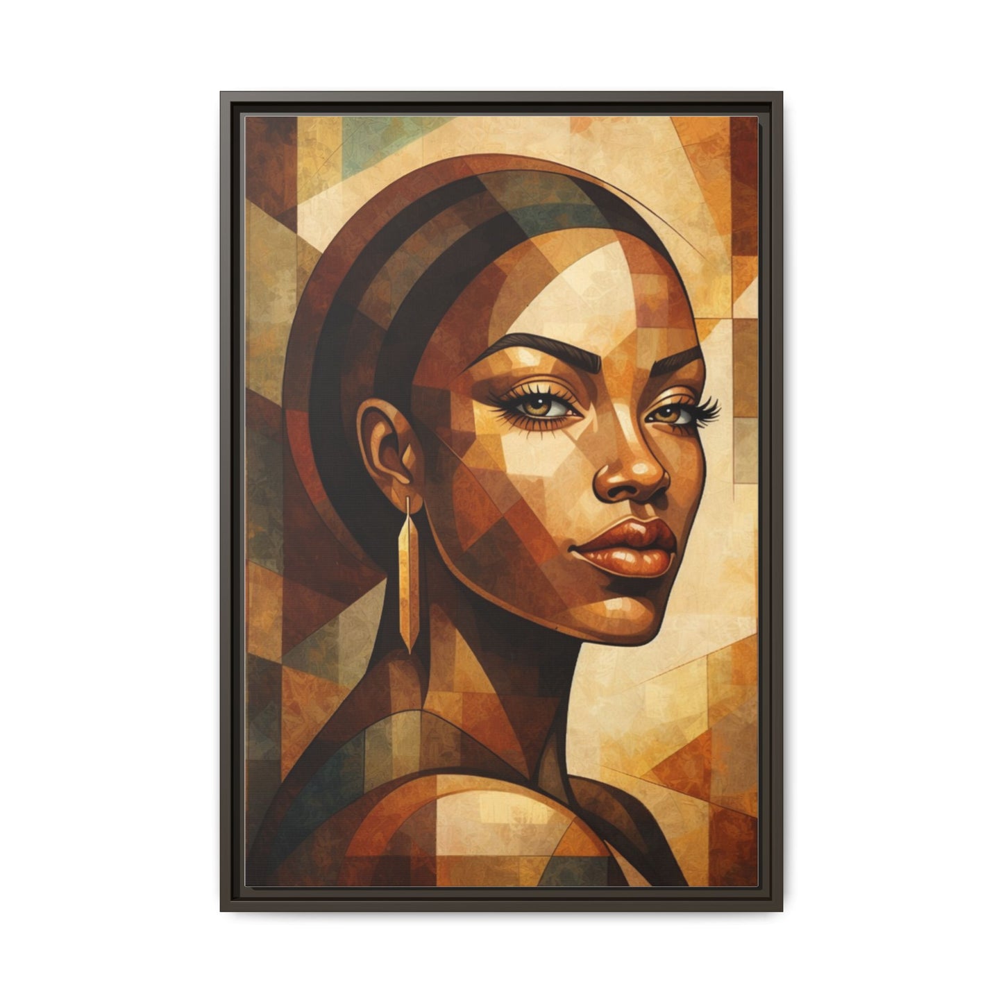 Framed Canvas Print — Brown Beauty No. 2