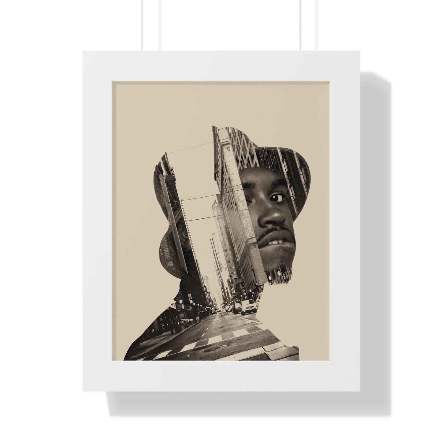 Framed Print — Portrait of Young Man with Cap No. 1
