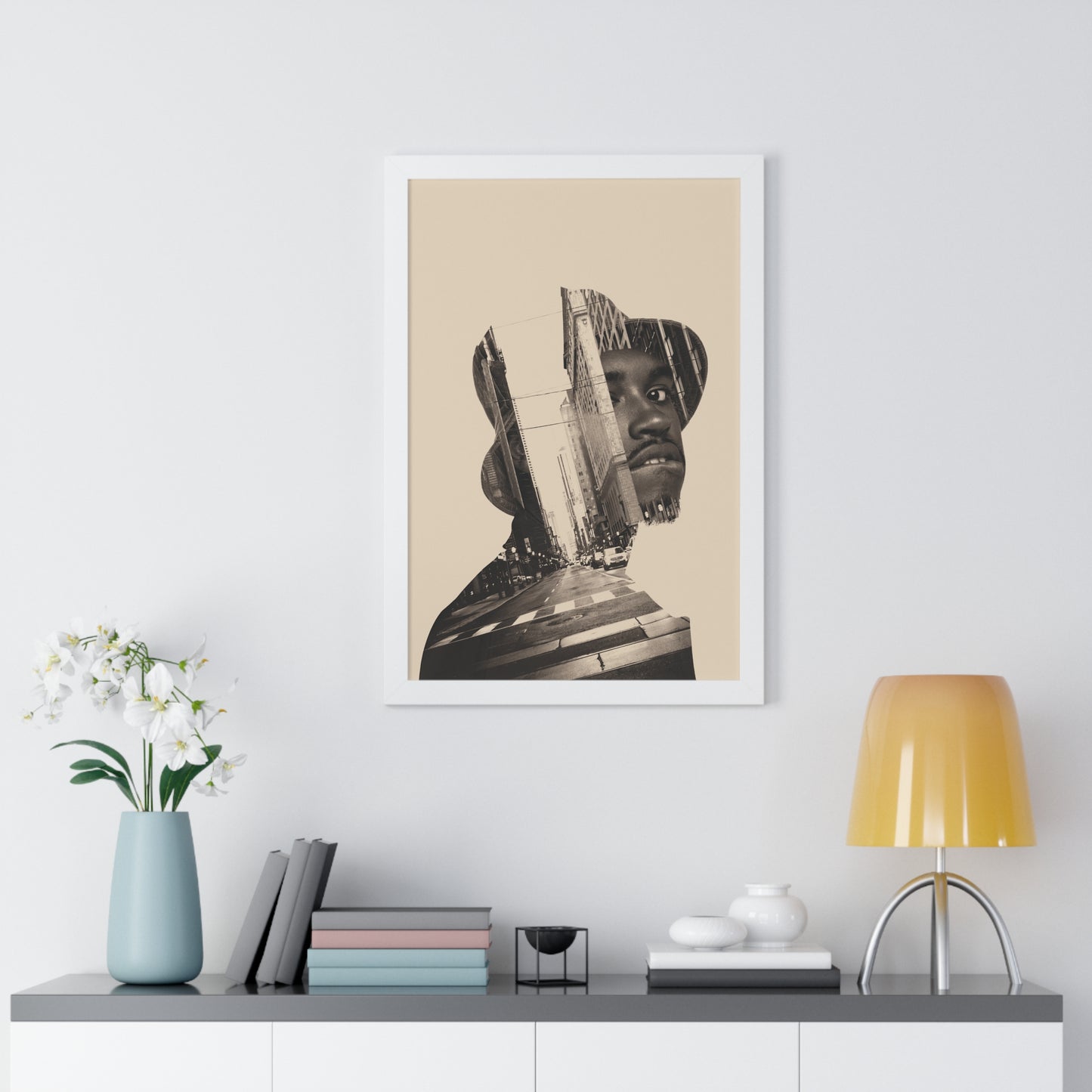 Framed Print — Portrait of Young Man with Cap No. 1