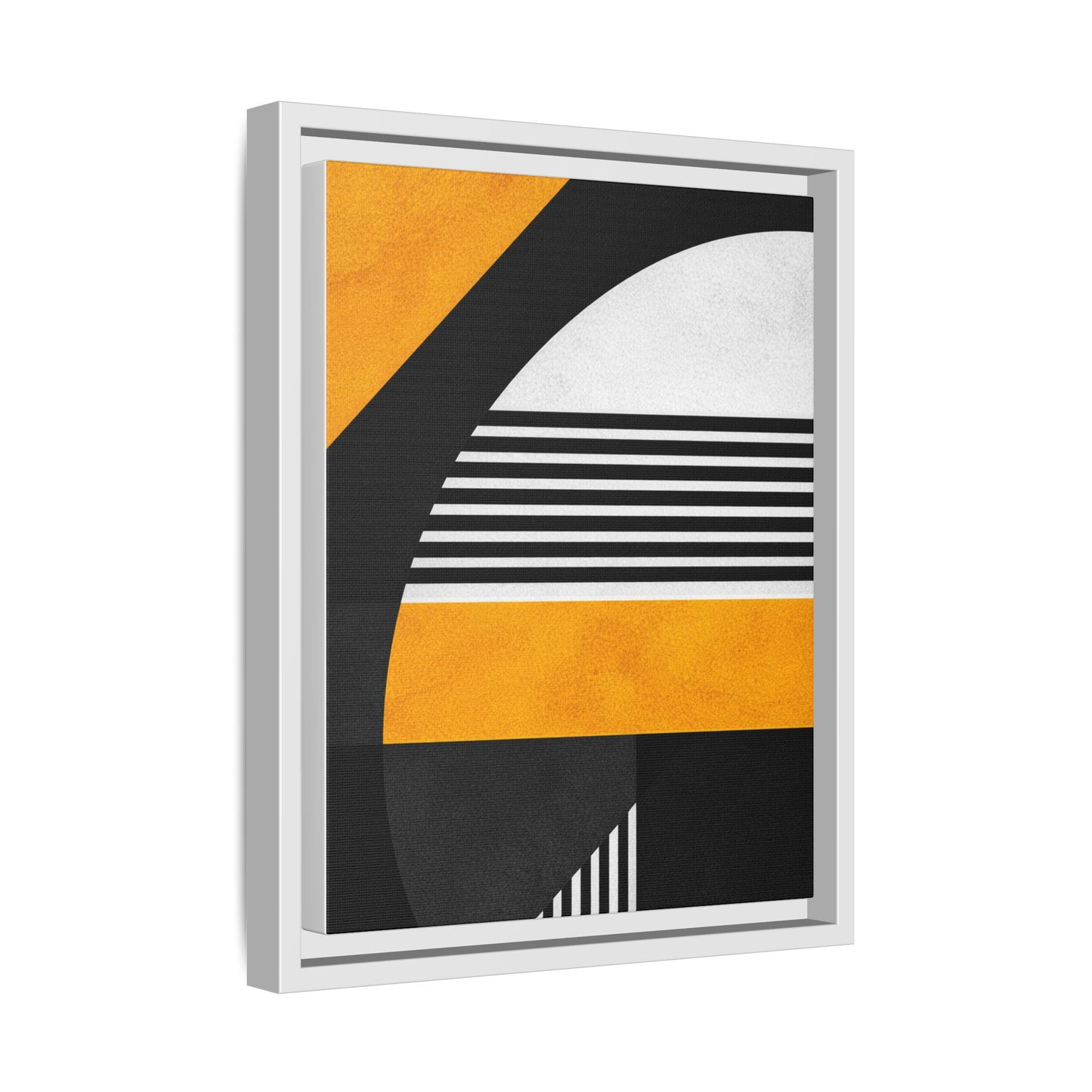 Framed Canvas Print — Afro Modern Geometric No. 3