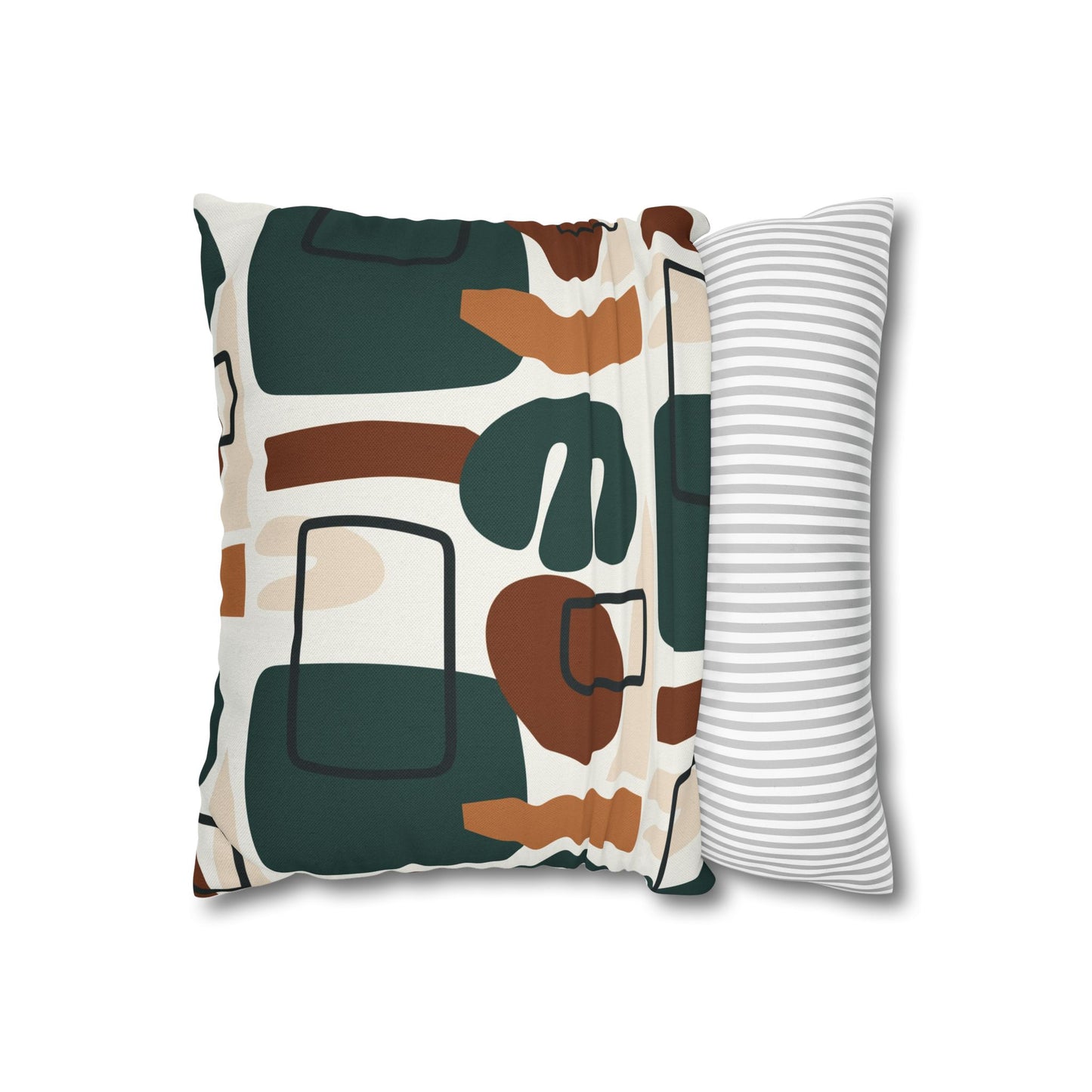 Spun Square Pillow — Abstract Accent IV