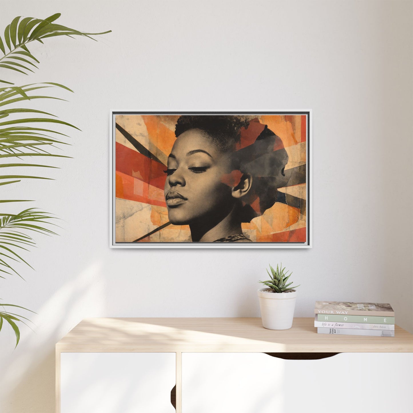 Framed Canvas Print — Àrẹwà (One Who Has Beauty) No. 1