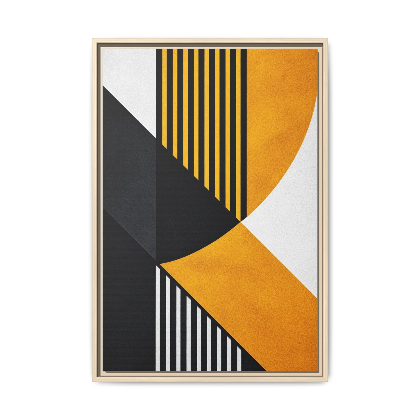 Framed Canvas Print — Afro Modern Geometric No. 2