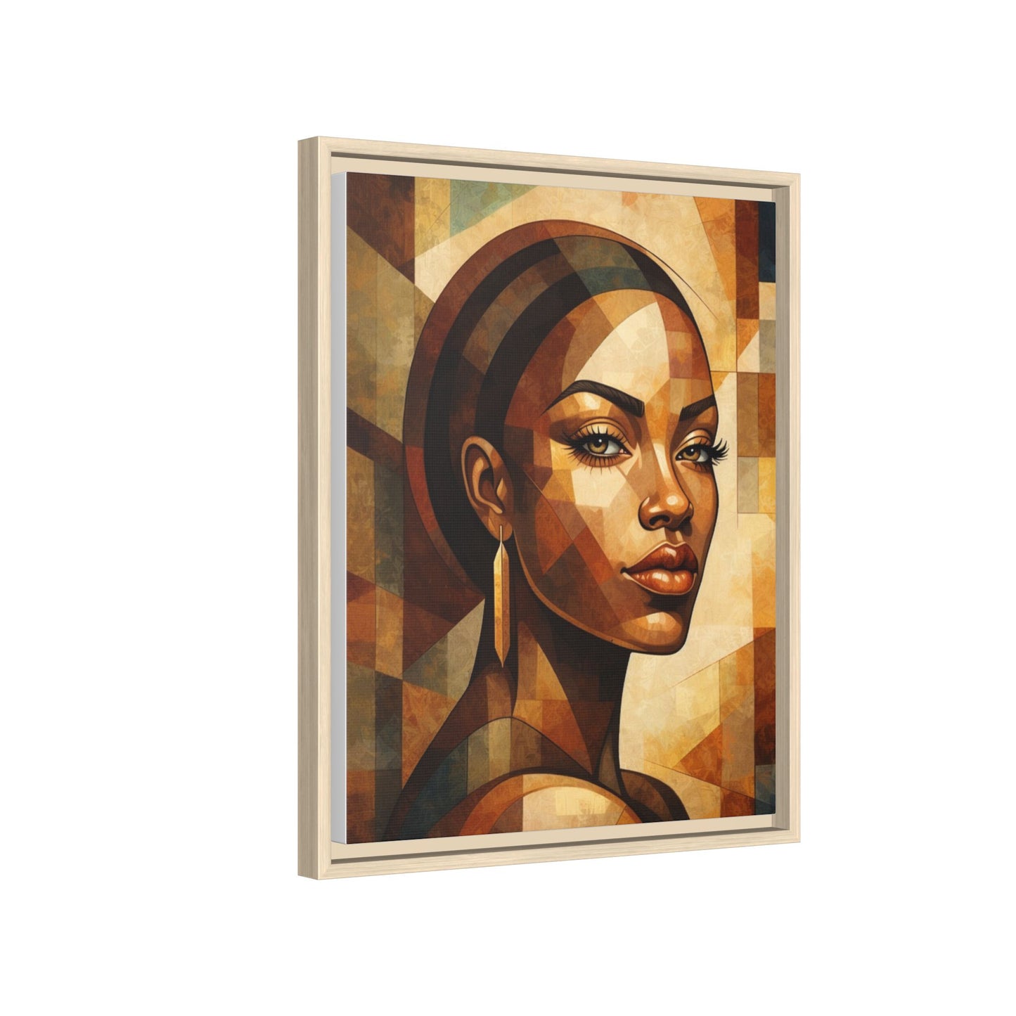 Framed Canvas Print — Brown Beauty No. 2