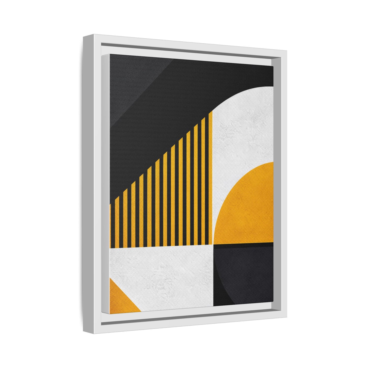 Framed Canvas Print — Afro Modern Geometric No. 4