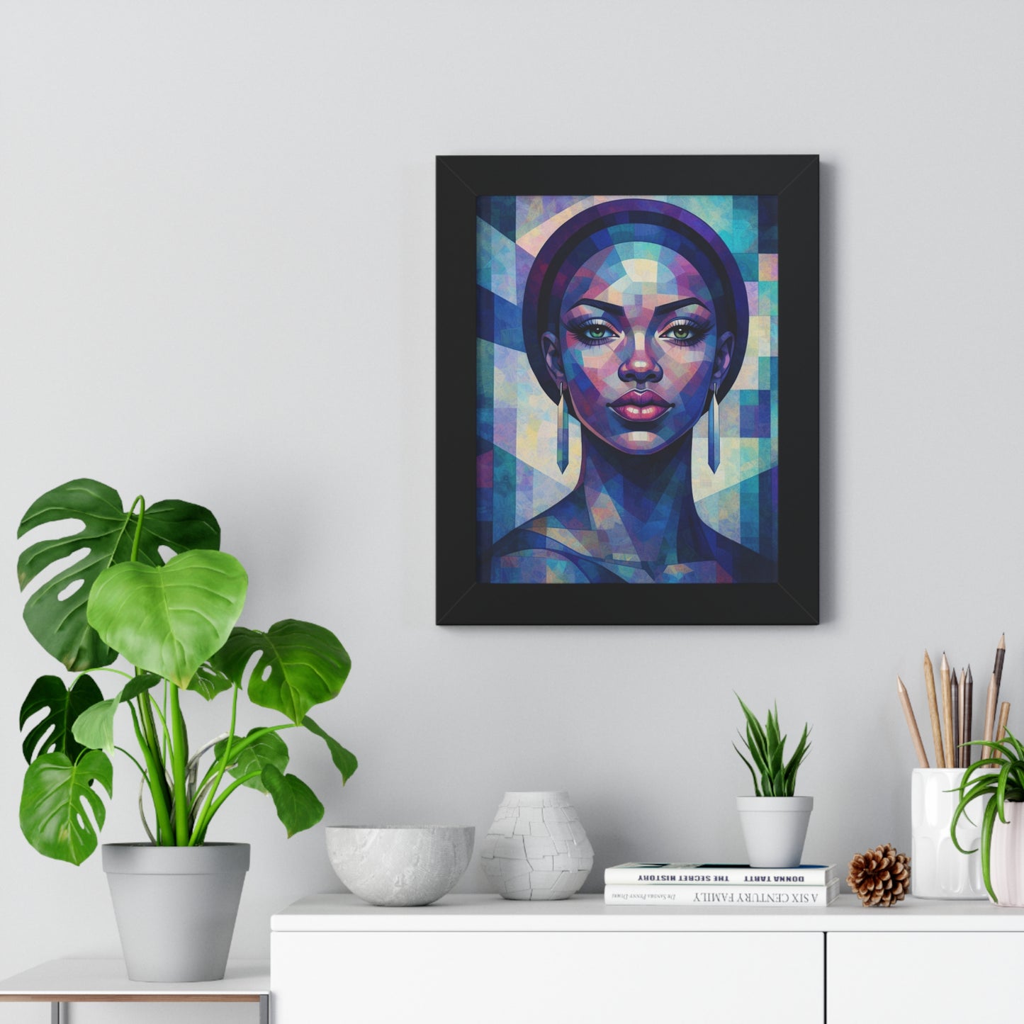 Framed Print — Blue Beauty No. 1