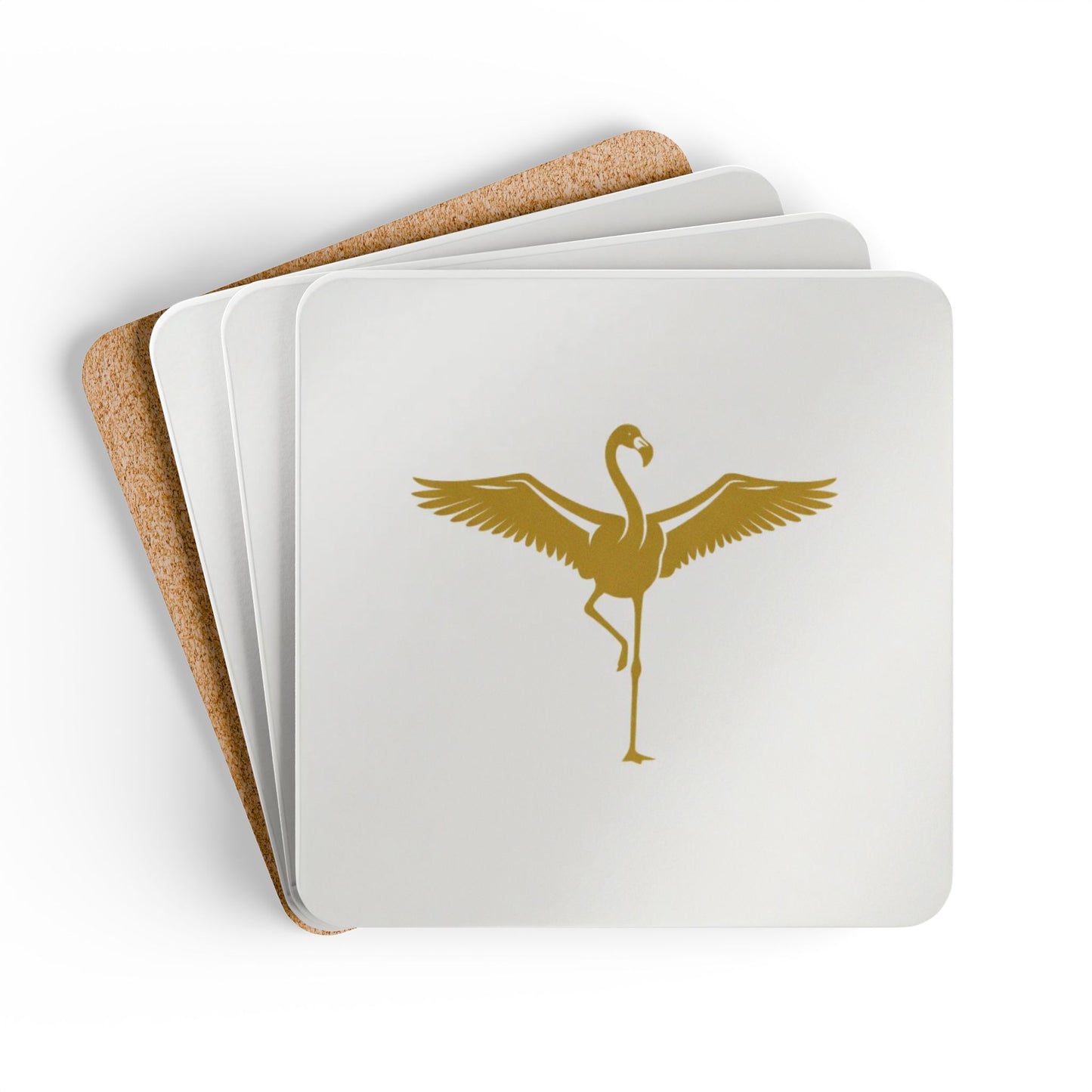 Coaster Set — Flamingo