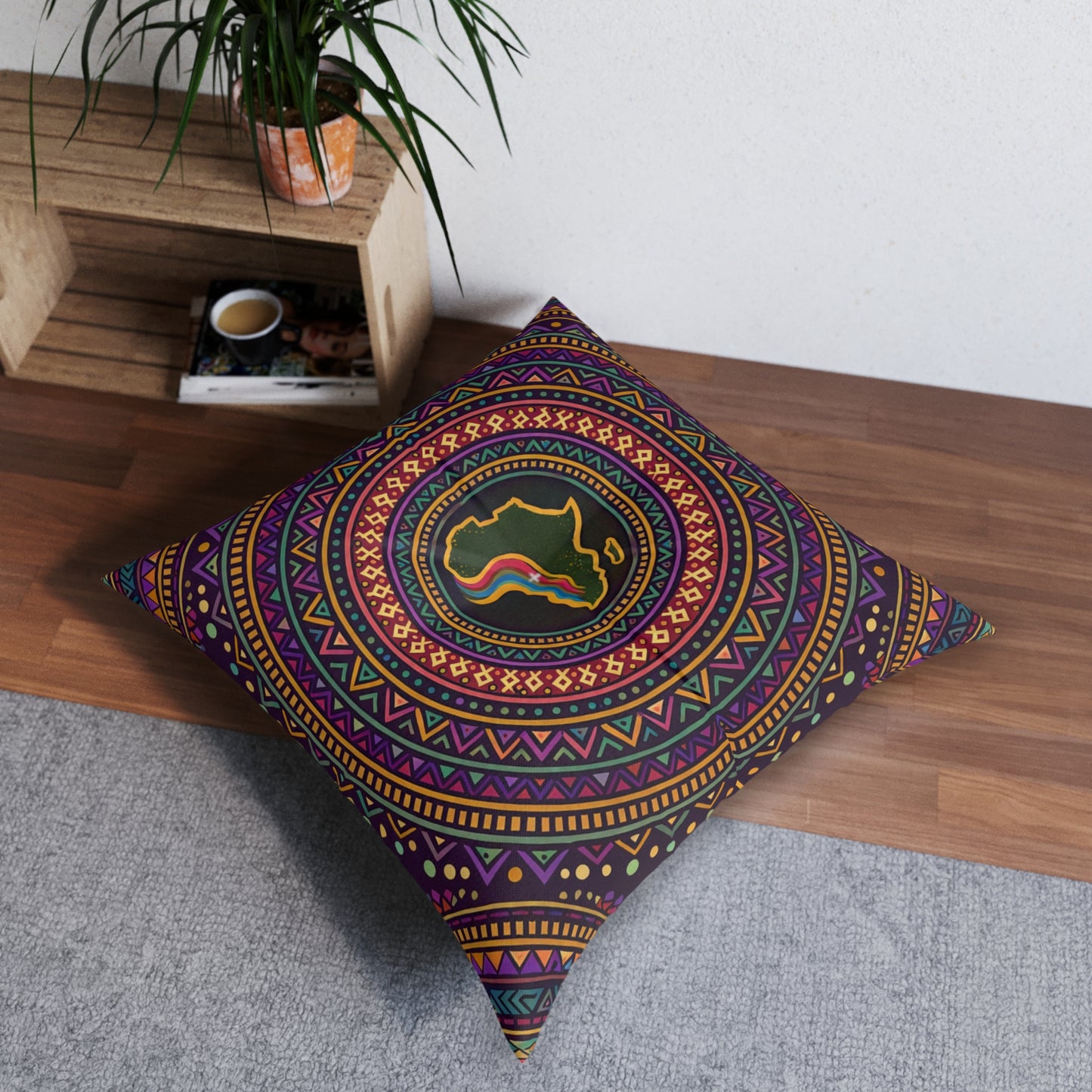 Floor Pillow — Heart of Afrika IV