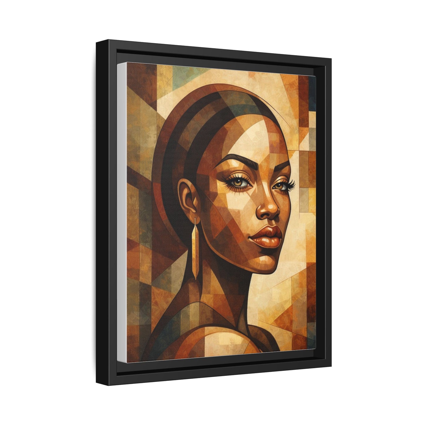 Framed Canvas Print — Brown Beauty No. 2