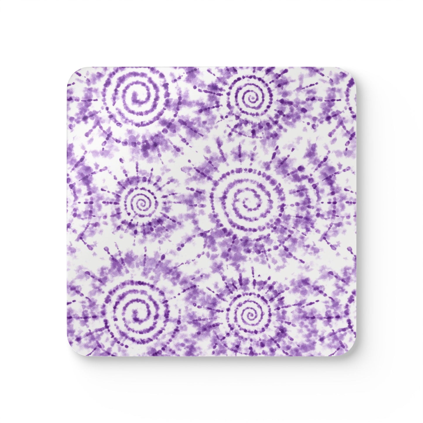 Coaster Set — Adire Purple