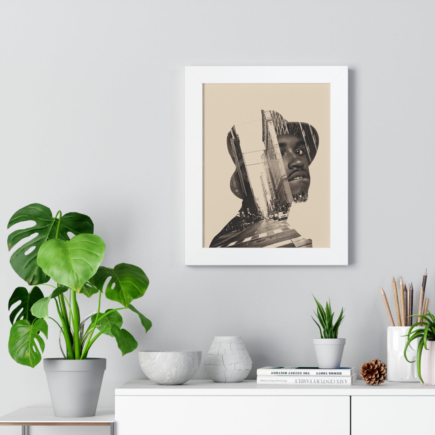 Framed Print — Portrait of Young Man with Cap No. 1