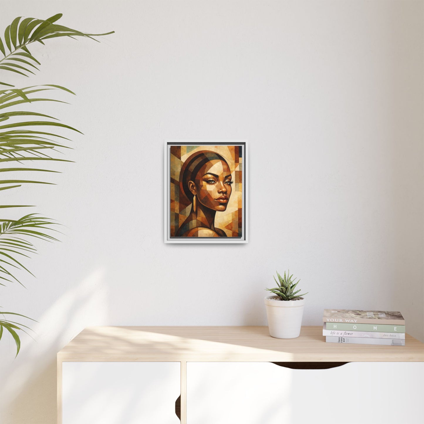 Framed Canvas Print — Brown Beauty No. 2