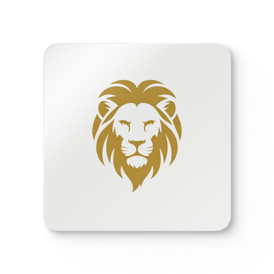 Cork Coaster Set — Lion