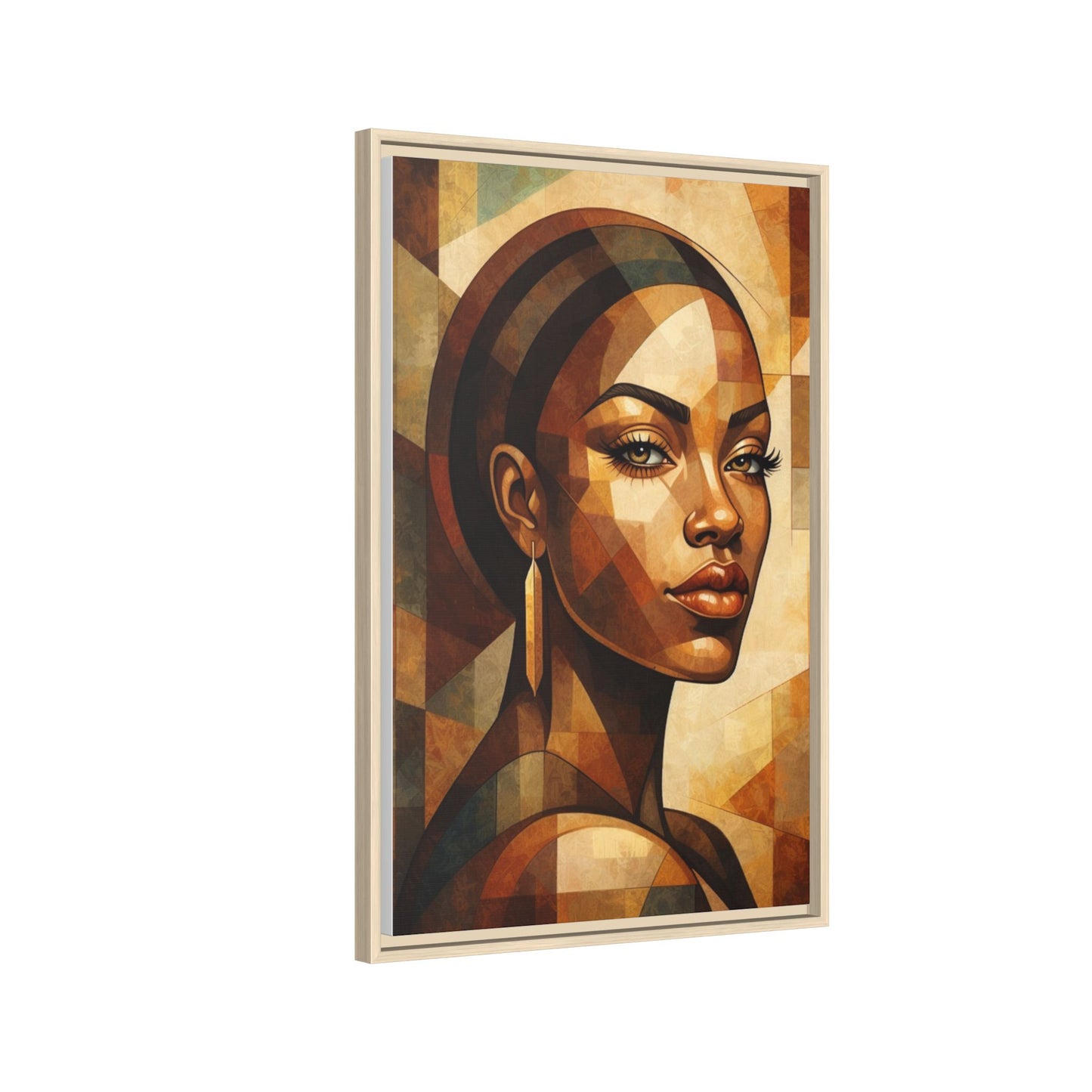 Framed Canvas Print — Brown Beauty No. 2