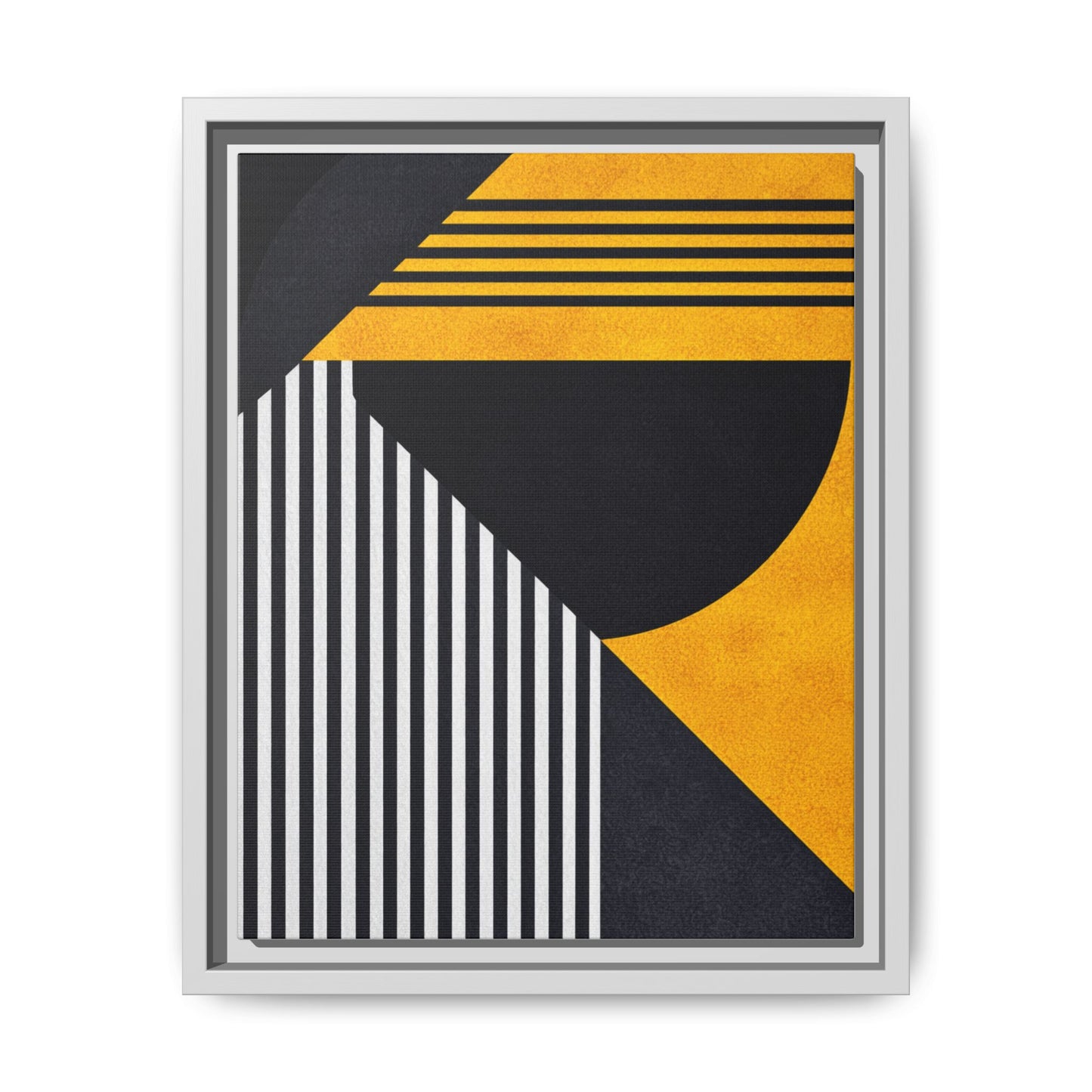 Framed Canvas Print — Afro Modern Geometric No. 1