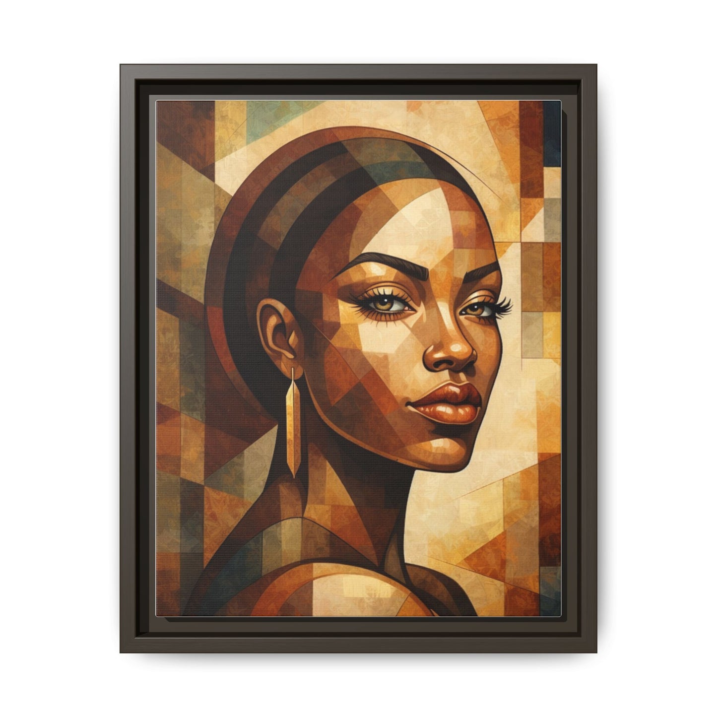 Framed Canvas Print — Brown Beauty No. 2